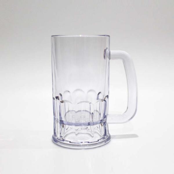 Shatterproof Plastic Beer Glasses With Handle 12oz Plastic Beer Stein Unbreakable