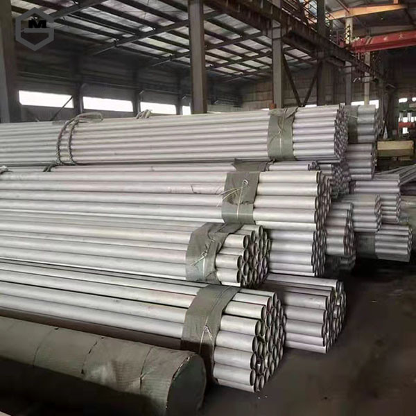 SS409 SS410 SS430 Brushed Stainless Steel Pipe 5M 5.5M 6M Acid Resistance