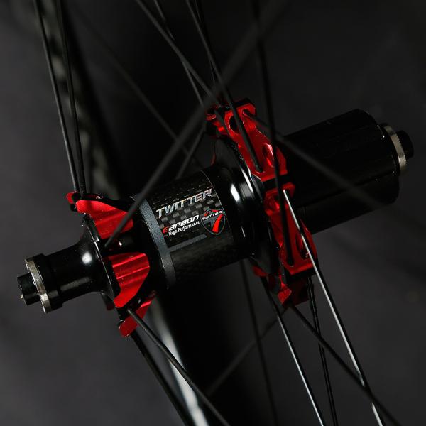 легковес ширины Wheelset 25mm велосипеда дороги углерода оправы 12K высокопрочный