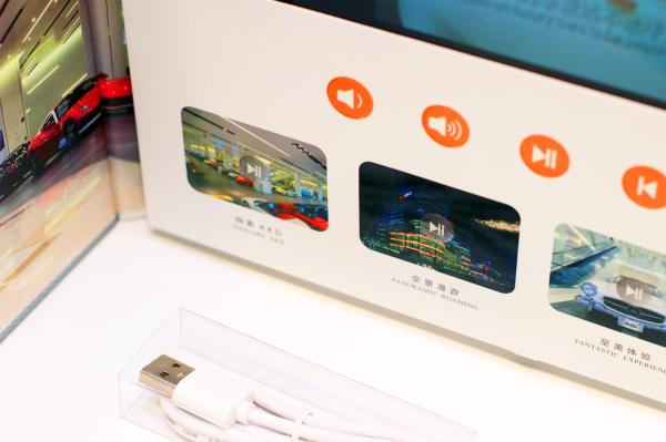 Customizable Digital Video Book 10 Inch IPS Screen Video Brochure with 300Amh-6000Amh Battry Capacity and 128MB-32GB Flash