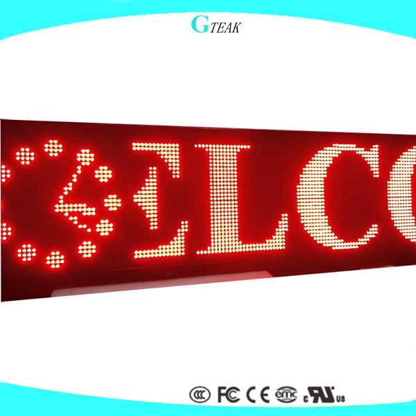Single color bus led display screen high brightness
