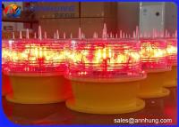 Luz de obstrucción solar de la intensidad reducida del color rojo para la torre y el edificio alto eléctricos
