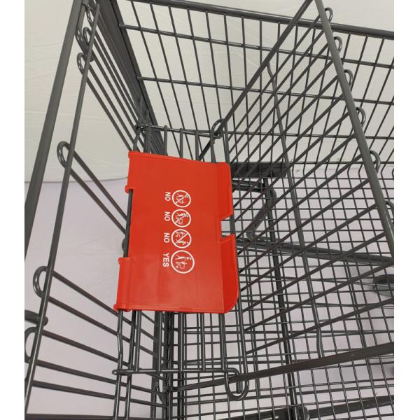 Customizable 125L Grocery Shopping Trolley Q195 Steel Large Shopping Cart