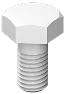 CABEÇA PRINCIPAL DA BANDEJA DO HEXÁGONO CERÂMICO DOS PARAFUSOS AL2O3, PRENDENDO EM AMBIENTES ÁSPEROS ONDE OS MATERIAIS PLÁSTICOS E DE AÇO FALHARIAM