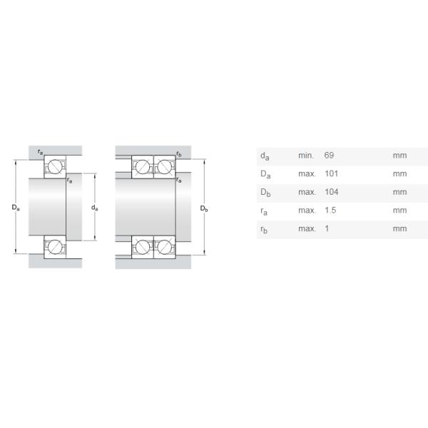 High Precision 7212 Axial Angular Contact Ball Bearings For Machine Spindle