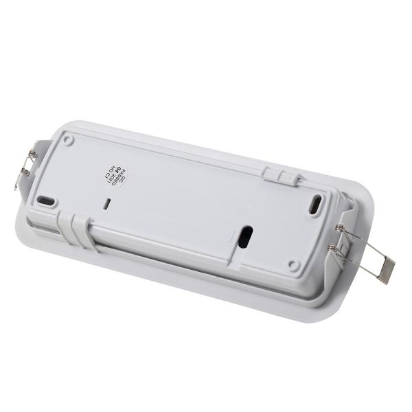 IP20 Ni-Cd Battery Backup Recessed Emergency Light With ABS Casing For B2B Buyers