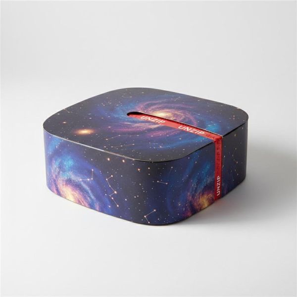 Custom Shape Mailer Gift Box with Advanced Printing and Detachable Zip for Secure Packaging