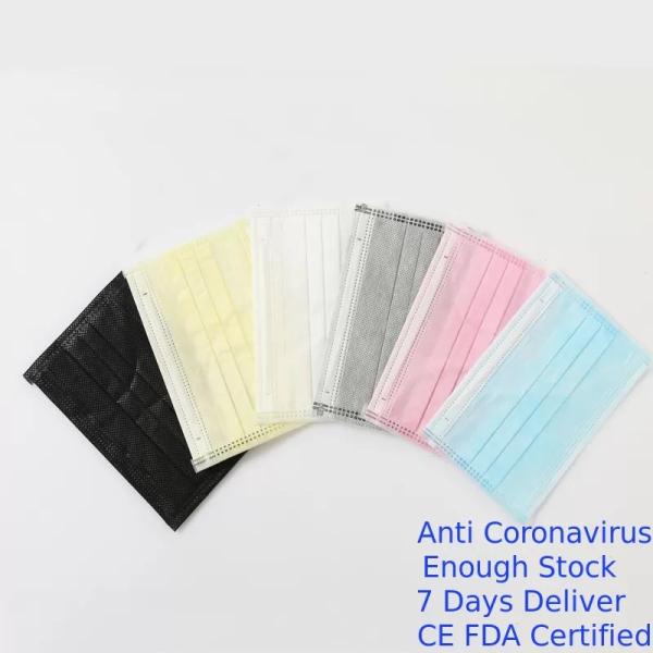 Economic Disposable Face Mask Anti Bacteria For Dust Free Workshop / Food Industry