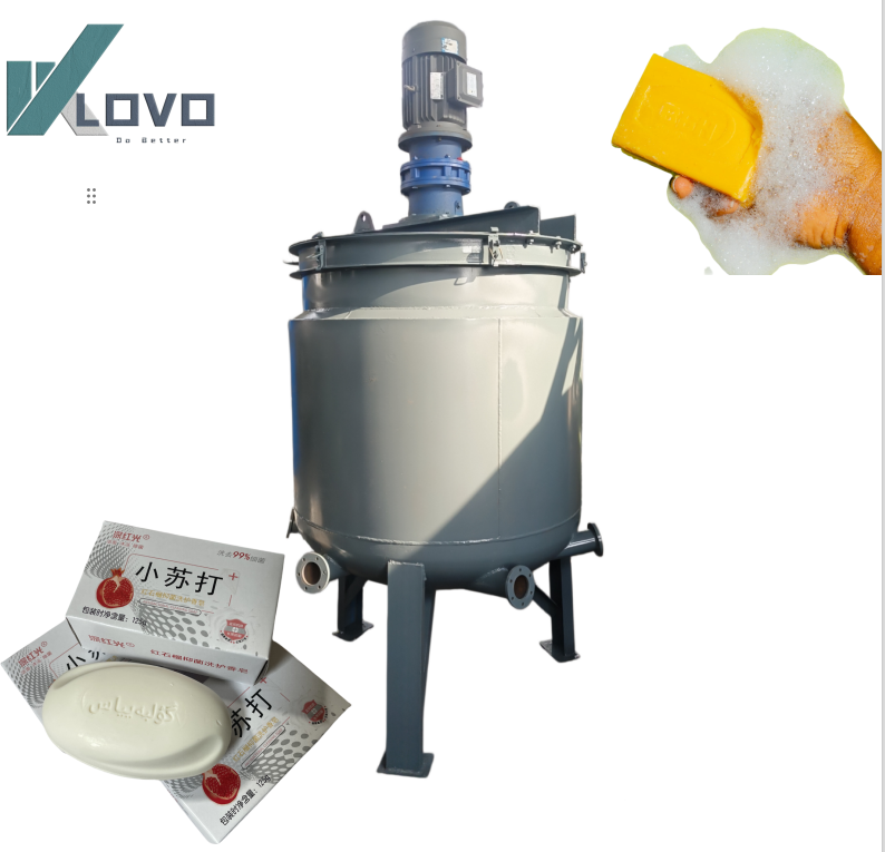 Palm Oil Saponified Into Soap Noodles Machine Saponification Tank Soap Saponification Reactor