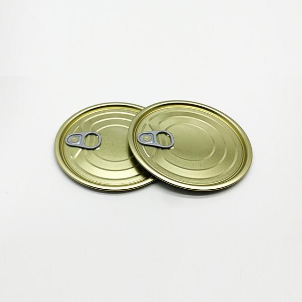 Food Cans Beverage Sealing Easy Open End ETP Gold/Gold lacquer