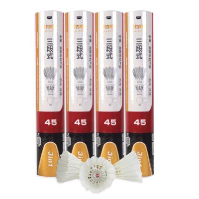 Tournament Durable Badminton Goose Feather Shuttlecock Class A