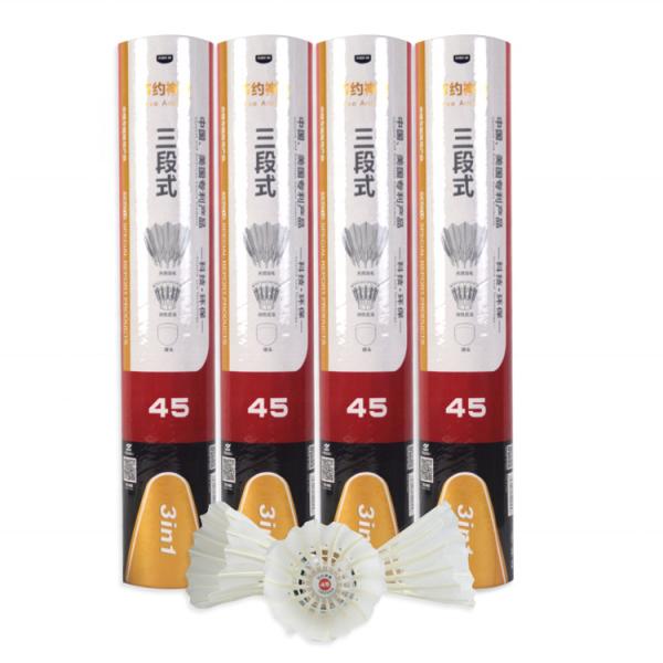 Tournament Durable Badminton Goose Feather Shuttlecock Class A