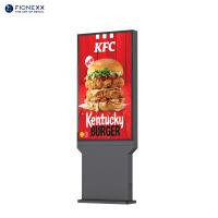 Display de publicidade de restaurantes ao ar livre 4K Screen Digital Signage Drive Thru System Menu Window Boards Dooh Kiosk