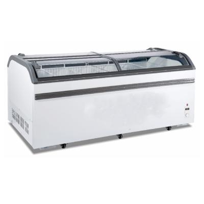 Commercial Island Freezer Display Showcase Supermarket Used