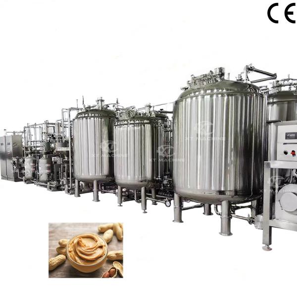 Mixing Function 1000L Volume Sauce Peanut Butter Tahini Blending Tank