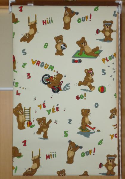 Flower Double Fabric Roller Blind, Indoor Windows Shades Blinds