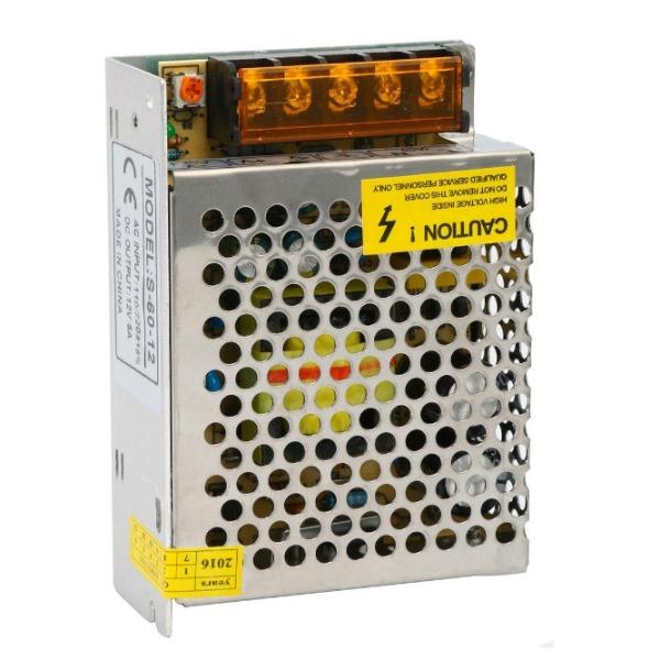 Over-voltage Protection 110V/AC 220V DC 12V 5A Switching 60W LED Power Supply Driver for LED Strip