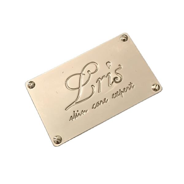 Металл сумки одежды маркирует прочные ярлыки логотипа серебрит Fadeless