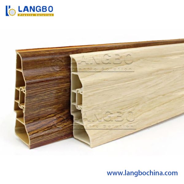 WPC PVC Furniture Board Extruding Machine PVC Skirting Baseboard Plastic Extrusion Production Line