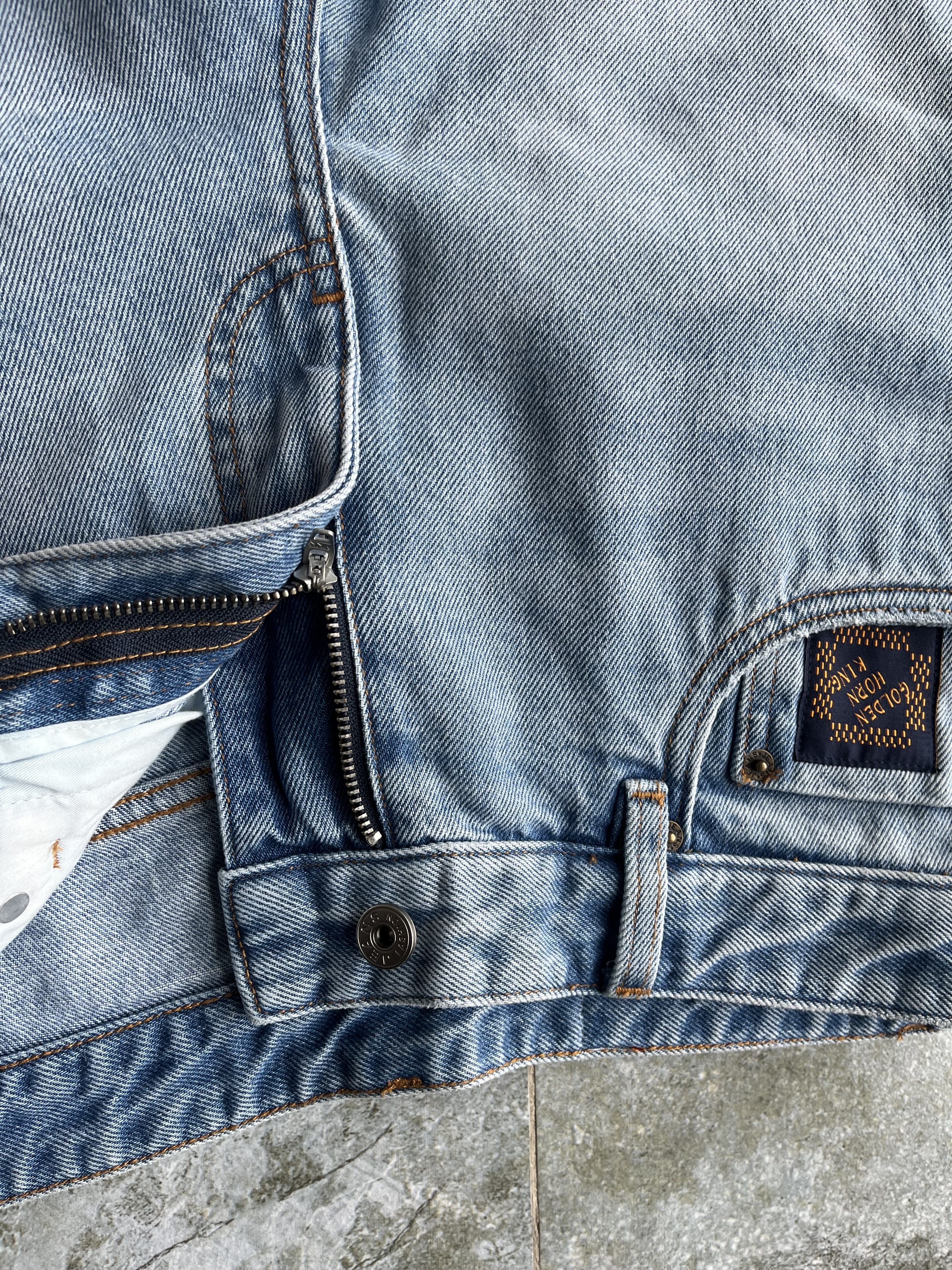 Pre Shrunk Soft Denim Wide Leg Jeans Reinforced Stitching Soft Wide Leg Jeans Faded Wash