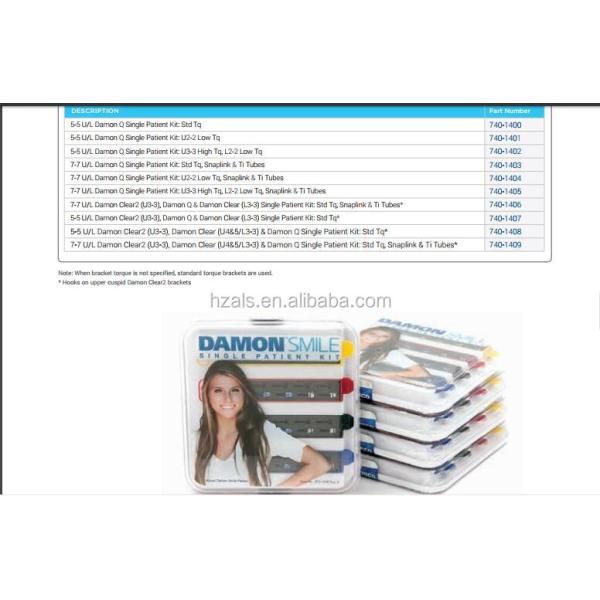 Edgewise Self Ligating Metal Bracket Braces For Orthodontics Treatment Medical Stainless Steel