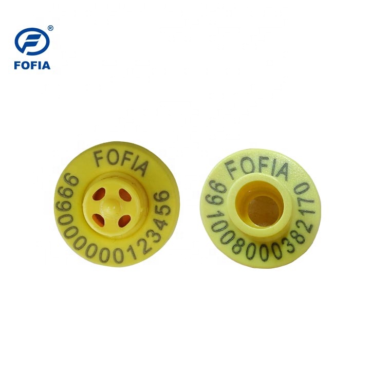 Fofia Waterproof Combination Electronic Animal Tracking Ear Tag New High Quality RFID TPU Laser Coding 3 Years Warranty Goat