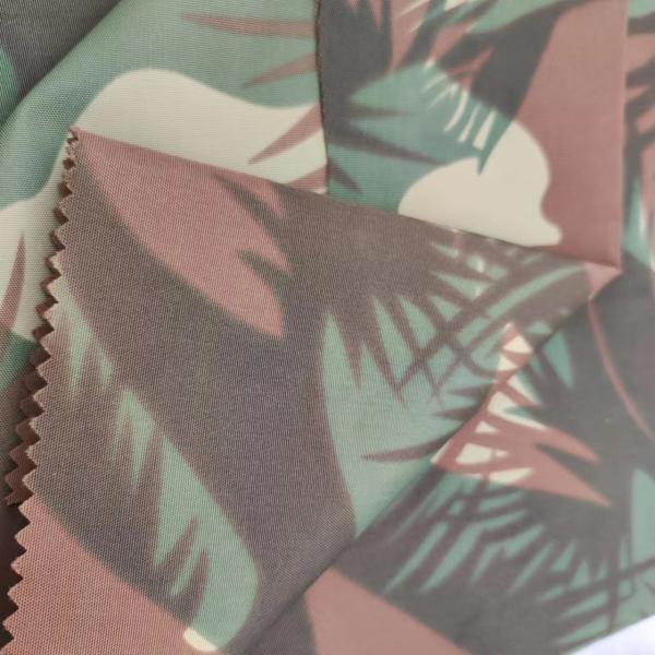 100% Oxford de nylon imprimiu a tela 210Dx210D 120G 58 impermeável