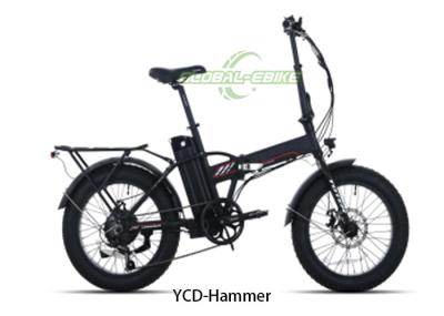 Aluminum Frame Electric Urban Bikes , 48V 10.4AH Battery City Commuter Bikes