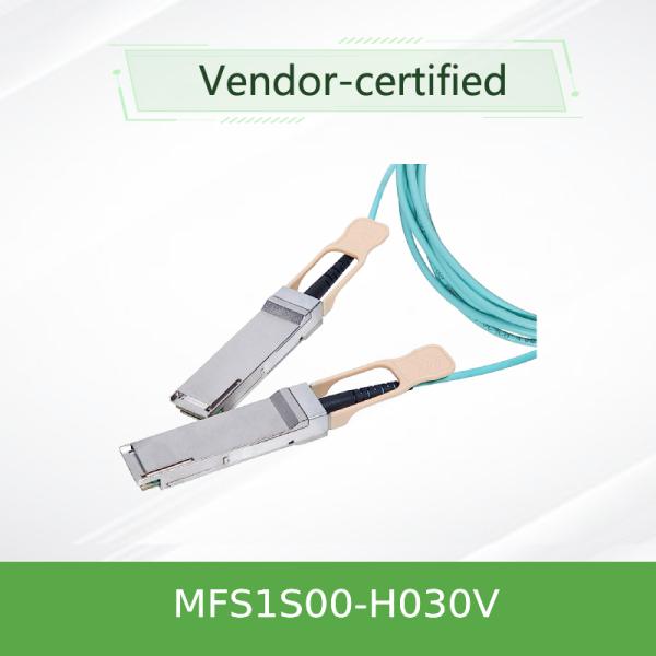 Cable de interconexión de alta velocidad del cable de InfiniBand Mellanox AOC MFS1S00-H030V