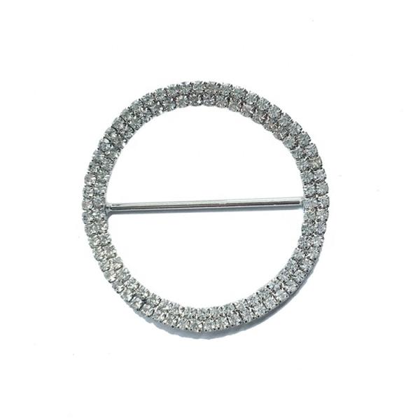 Circle Style Round Fashion Shoe Decoration Iron Or Copper Material