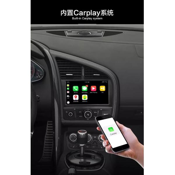 8-дюймовое 8-ядерное радио для автомобилей Android GPS навигационный мультимедийный проигрыватель для Audi R8 Android Auto Wireless Carplay BT 4G