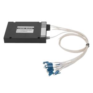 デュアルファイバー 4チャネル CWDM Mux Demux 1470〜1530nm メトロアクセス 5Gフロントホールおよびデータセンターにおける光ファイバー