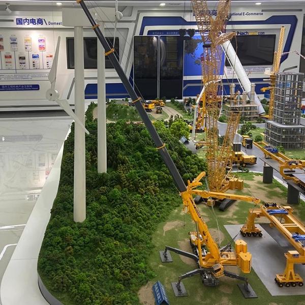 XCMG CA1200 All Ground Engineering Crane Alloy Collection Gift Model Crane Toy New Year Gift