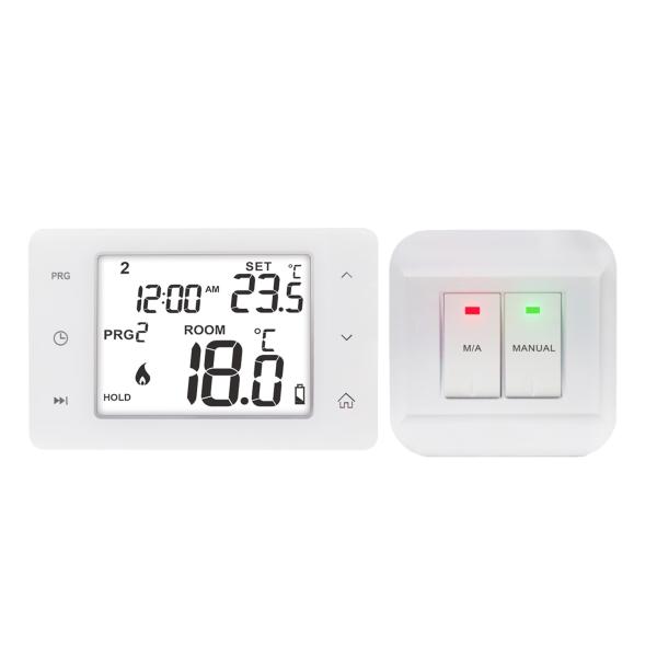 Weekly Programmable Smart Home Touch Screen Wireless Room Thermostat