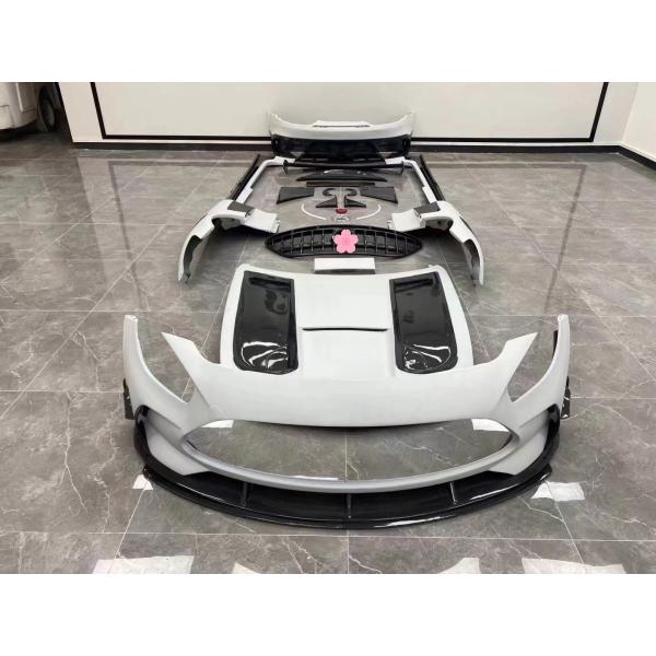 Pièces automobiles pour Mercedes AMG GT GTC GTS Body Kit AMG GT Série noire améliorée Style avant et arrière pare-chocs Spoiler Hood Body Kit