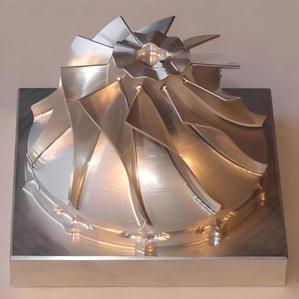Aircraft Turbine CNC Machining - 7075 T6 Aluminum Ceramic Coated 5 Axis Precision Component