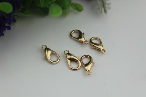 Mini style zinc alloy various of color metal swivel snap lobster claw clasp hook with 18 mm