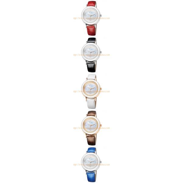KM19 New Fashion Unisex Watch Leather Strap Casual Fashion Quartz Watch Kimio Spoort Watch