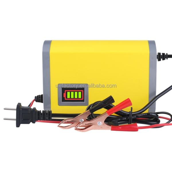 Full Intelligent Repair Storage Lead Acid 12V/1.25A Car Battery Charger for Motorbike Private Mold Intelligent
