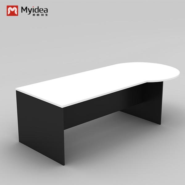 Simple Single Person Independent Office Desk Large Countertop W1600*D800*H750 MFC Wood Style Office Furniture Supervisor Desk