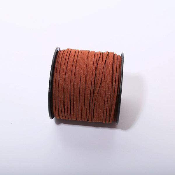 Сюэдовая кожа с бархатной лентой 3 мм с двусторонней лентой