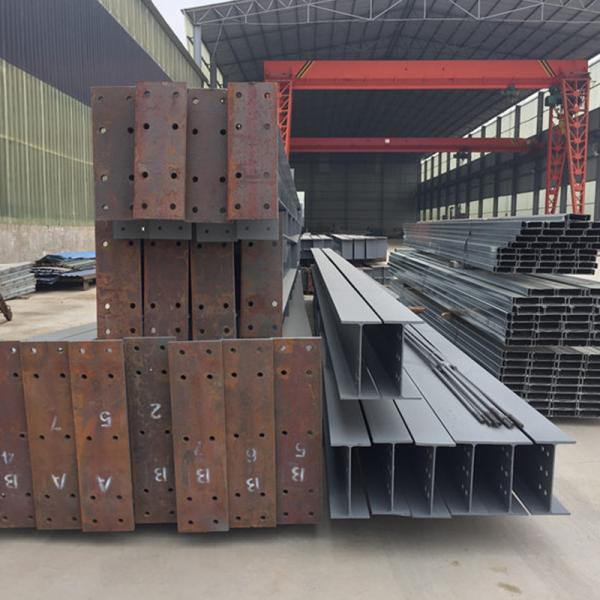 Q345 Q235 Fabricação estrutural de aço de baixo carbono Construção para a indústria