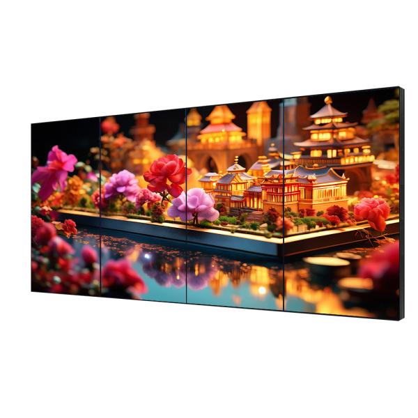 85 inch 1.5cm Ultra Narrow Gap Led Video Wall Indoor Rental Display Exhibition Booth Stage Large Screen Panel LCD Video Wall