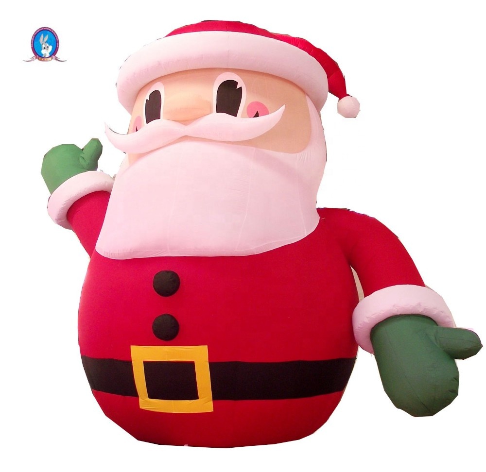 Inflatable Christmas Santa Cartoon for Events Advertising Festival Custom From Manufacturer