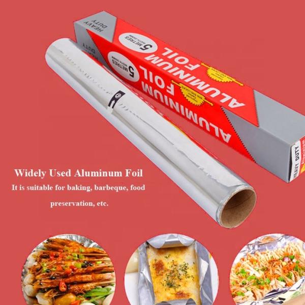 Full size 8011aluminum foil roll high quality aluminum foil roll for food packing food grade aluminum foil paper roll