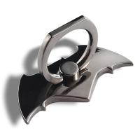 Mini Durable Zinc Alloy Bat Design Metal Die Casting Process Black Phone Stand for Mobile Phone Notepad