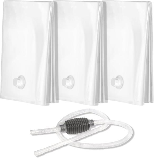 Water Storage Bladder, 100 Gallon Heavy Duty Food-Grade Plastic Bag, For Emergency Water Bank, Ideal For Bathtub Water Storage, Camping, Gardening And Agricultural Irrigation.