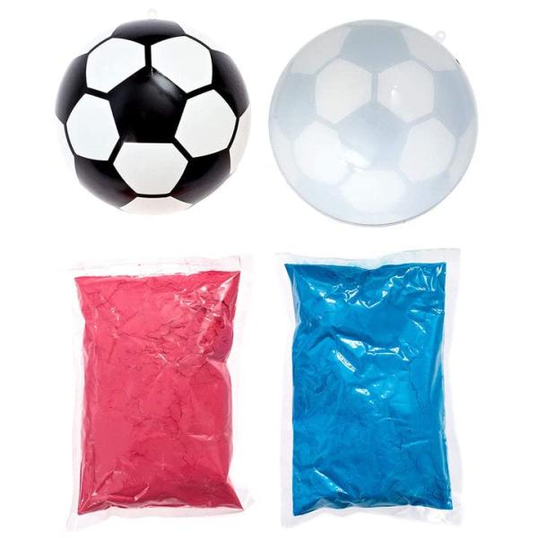 Gender Reveal Props Confetti Powder Filler 14*14*14cm Football for Baby Celebrations