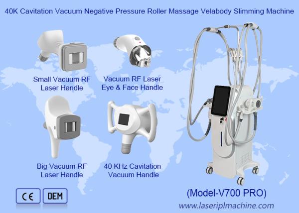40K Cavitation Vacuum Negative Pressure Roller Massage Velabody Slimming Machine