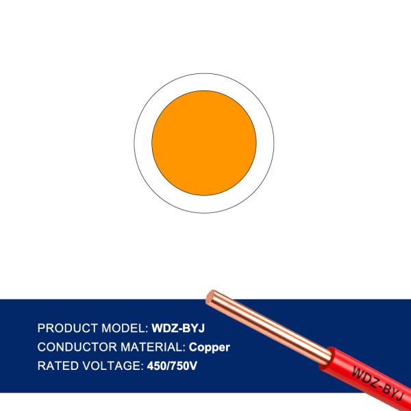 LSZH HFFR Building Wire 450/750V WDZ-BYJ For Safer Indoor Wiring